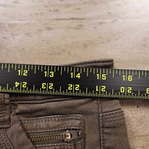 Joie Utility Cargo Skinny Pants Women’s 29 Olive Brown Zip Pocket Casual - Picture 7 of 15